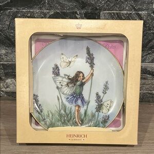 Heinrich “The Lavender Fairy” Plate with‎ Authenticity Certificate